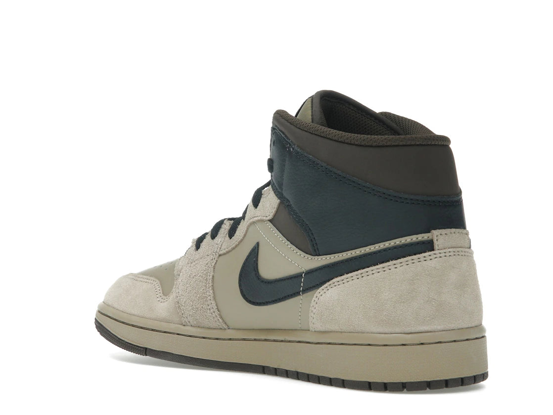 Jordan 1 Mid Khaki Baroque Brown - vue secondaire B