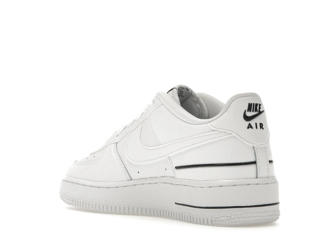 Nike Air Force 1 LV8 3 White Black (GS) - vue secondaire B