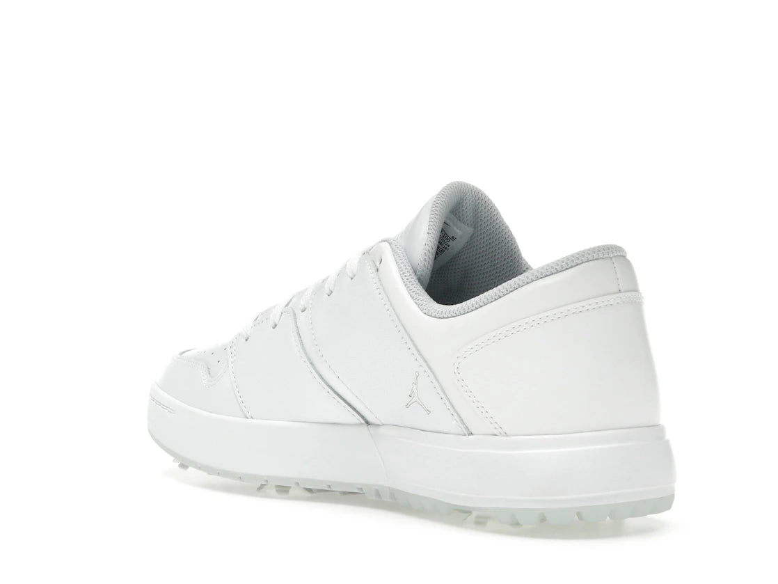 Jordan Nu Retro 1 Low Golf White Pure Platinum - vue secondaire B