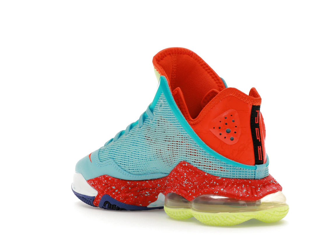 Nike LeBron 19 Low Blue Chill - vue secondaire B