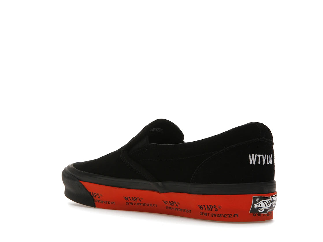 Vans Slip-On WTAPS Black Orange - vue secondaire B