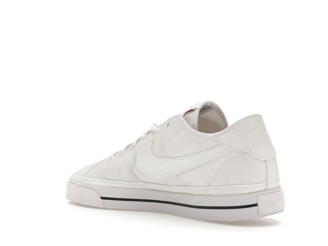 Nike Court Legacy Canvas White Black - vue secondaire B