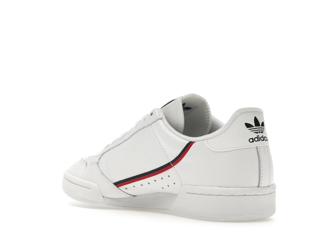 adidas Continental 80 Weiß Scharlachrot Marineblau - vue secondaire B