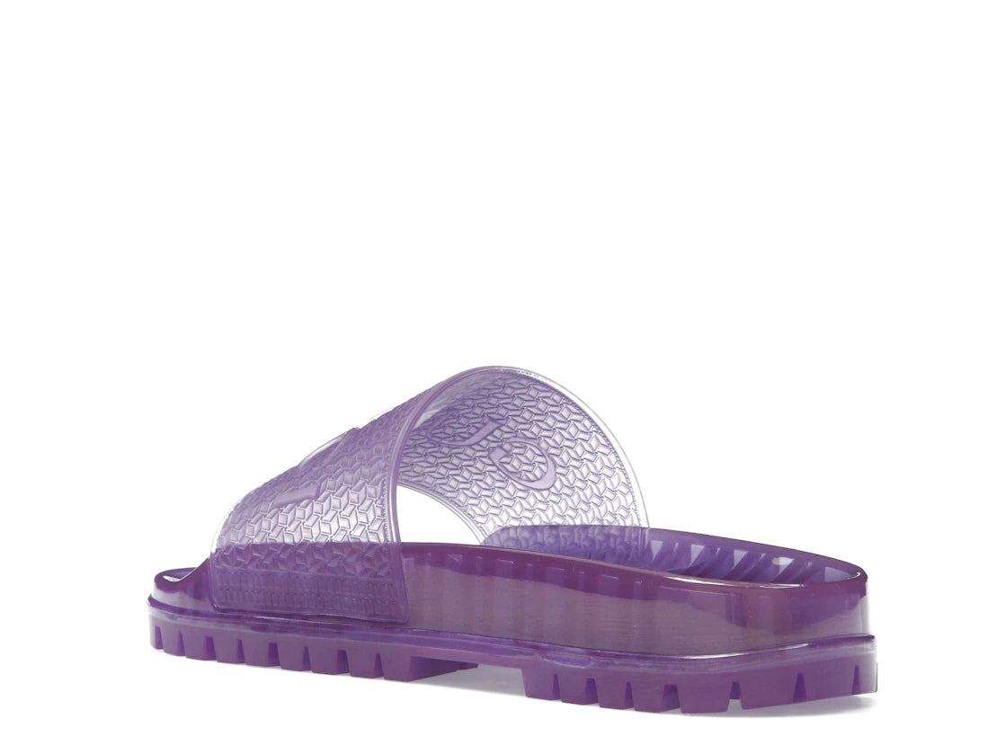 adidas x Gucci Adilette Slide Purple (Women's) - vue secondaire B