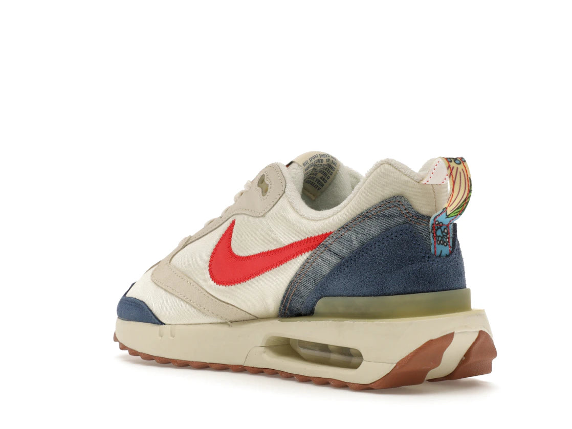 Nike Air Max Dawn Coconut Milk Red Navy - vue secondaire B