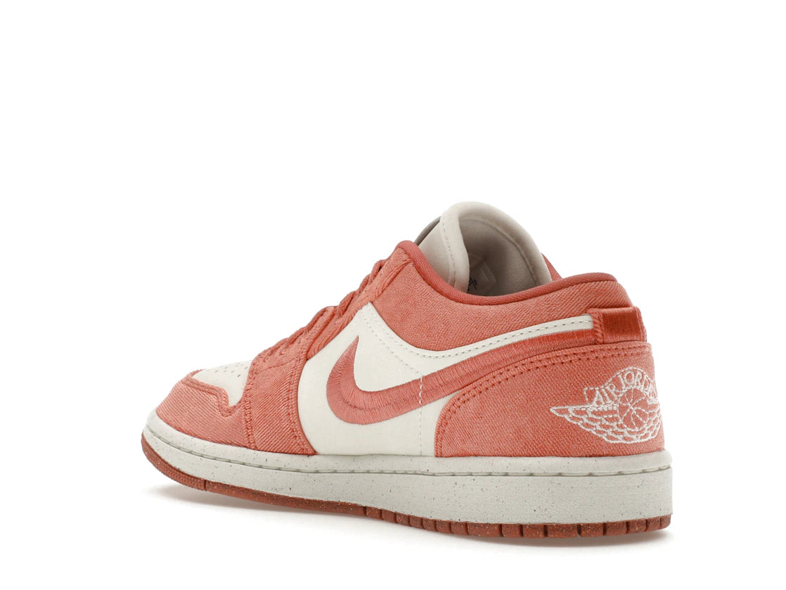 Jordan 1 Low SE Canvas Sky J Orange (Women's) - vue secondaire B