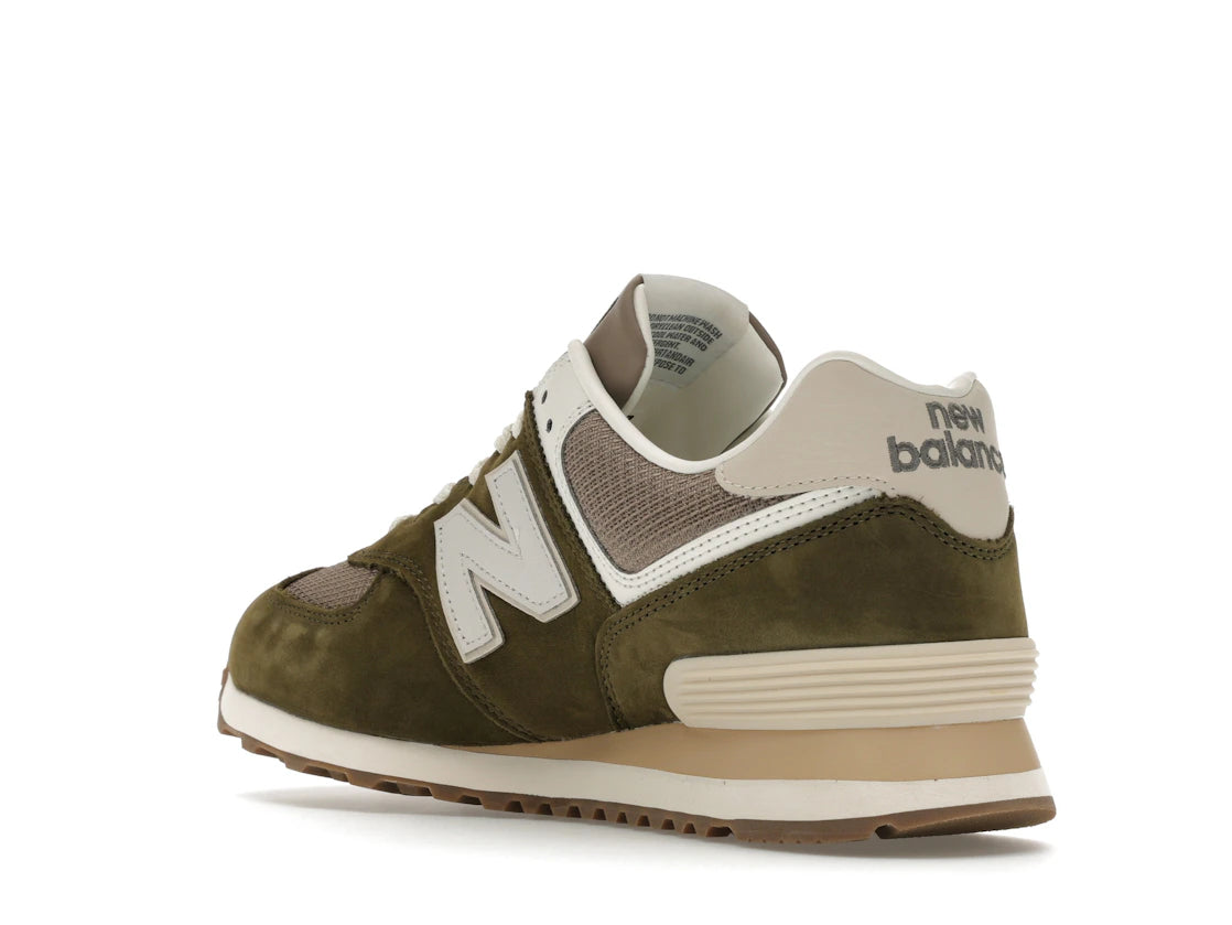 New Balance 574 Calcium Dark Silver Metallic - vue secondaire B