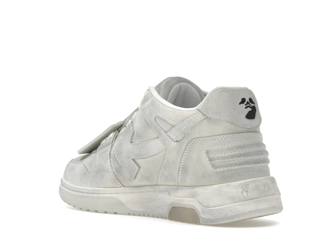 OFF-WHITE Out Of Office OOO Low Tops White Distressed - vue secondaire B
