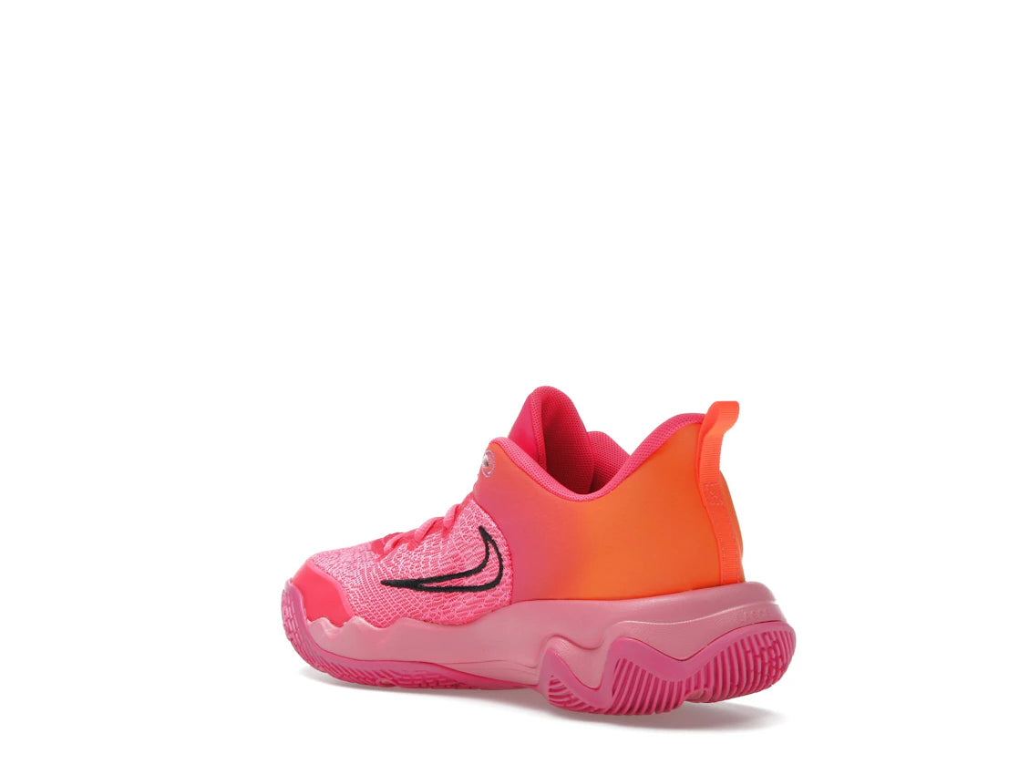 Nike Giannis Immortality 4 Hyper Pink Total Orange (GS) - vue secondaire B