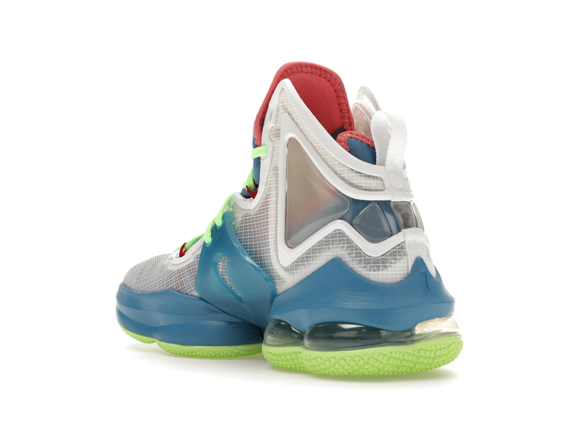 Nike LeBron 19 Dutch Blue Lime Glow (GS) - vue secondaire B
