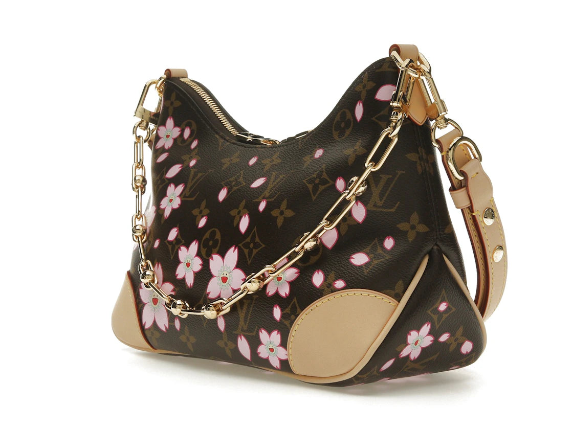 Louis Vuitton x Takashi Murakami Boulogne Sakura Brown - vue secondaire B