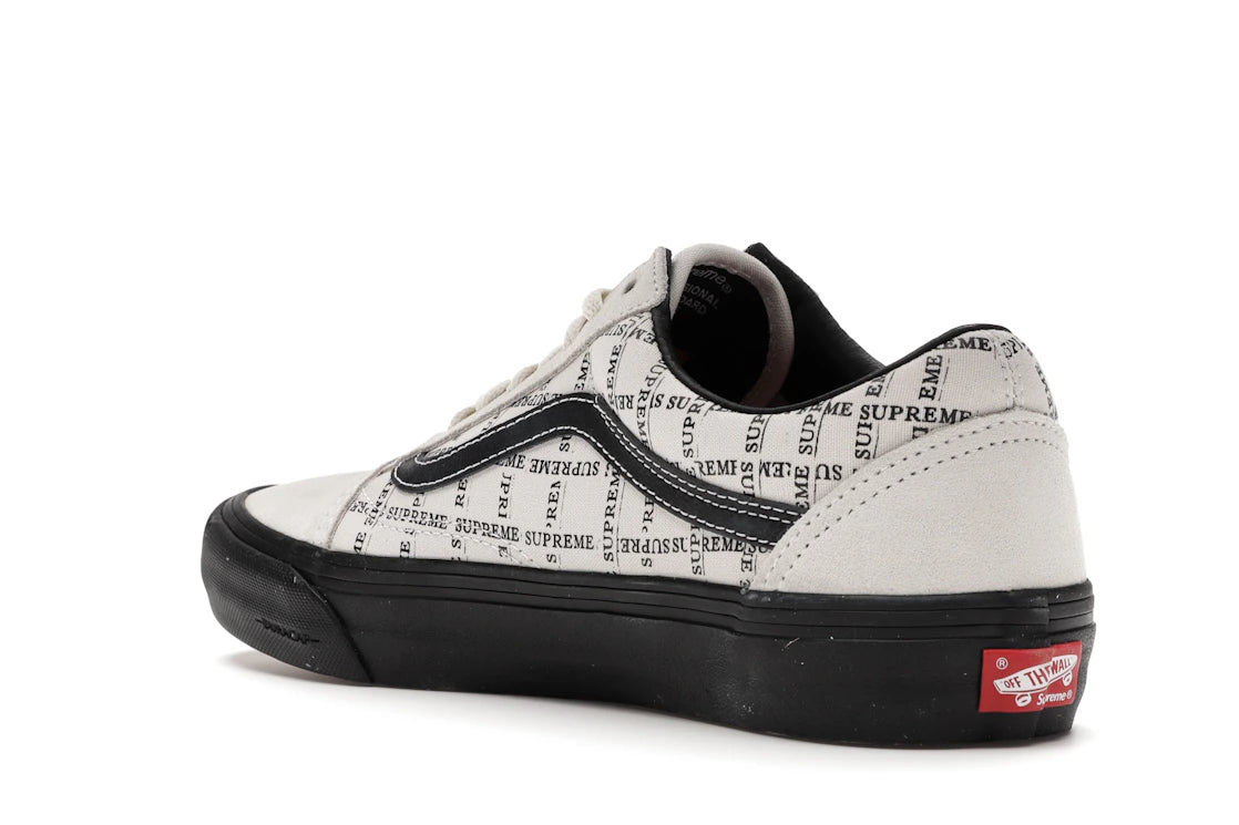 Vans Old Skool Supreme Grid White - vue secondaire B