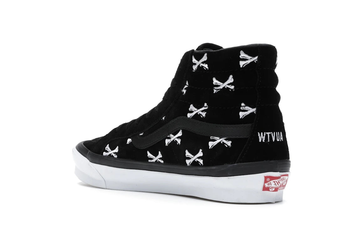 Vans Sk8-Hi WTAPS Bones Black - vue secondaire B