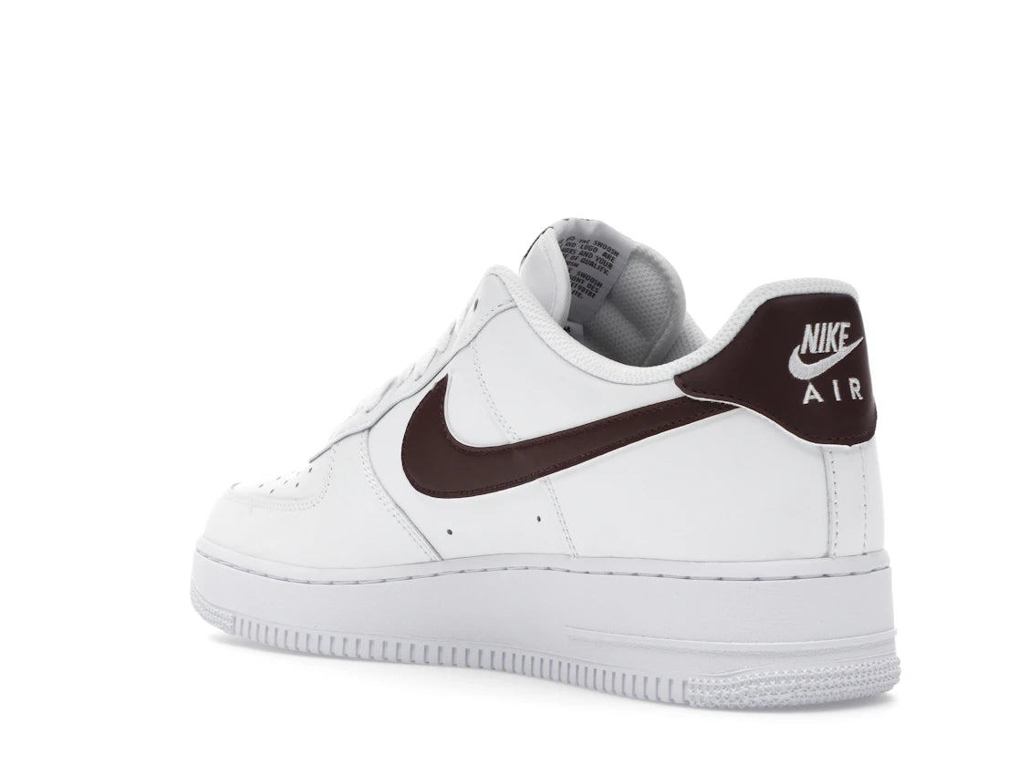 Nike Air Force 1 Low '07 White Burgundy Crush - vue secondaire B