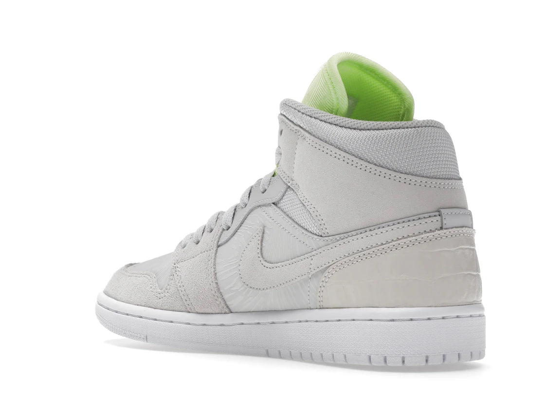 Jordan 1 Mid Vast Grey Ghost Green (Women's) - vue secondaire B