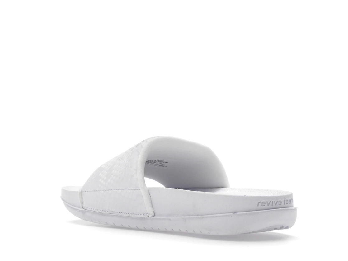 Nike Kobe Offcourt Slide Triple White - vue secondaire B
