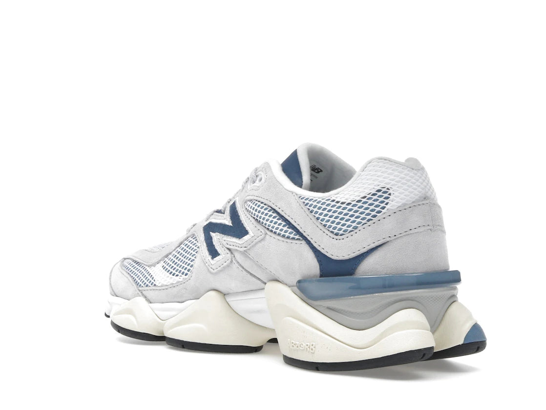 New Balance 9060 Pearl Grey Dark Shoreline Blue - vue secondaire B