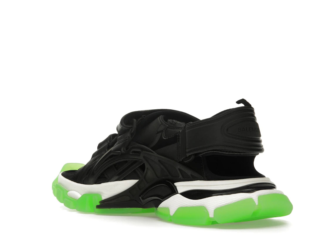 Balenciaga Track Sandal Black White Green - vue secondaire B