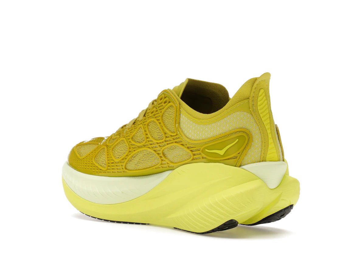 Hoka One One Mach X Caged Pea Green - vue secondaire B