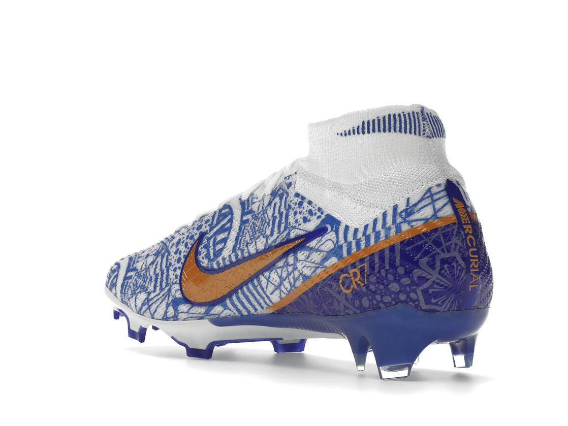 Nike Zoom Mercurial Superfly 9 Elite CR7 FG Azulejo - vue secondaire B