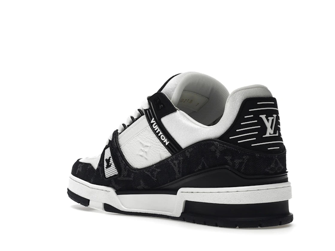 Louis Vuitton LV Trainer White Black - vue secondaire B