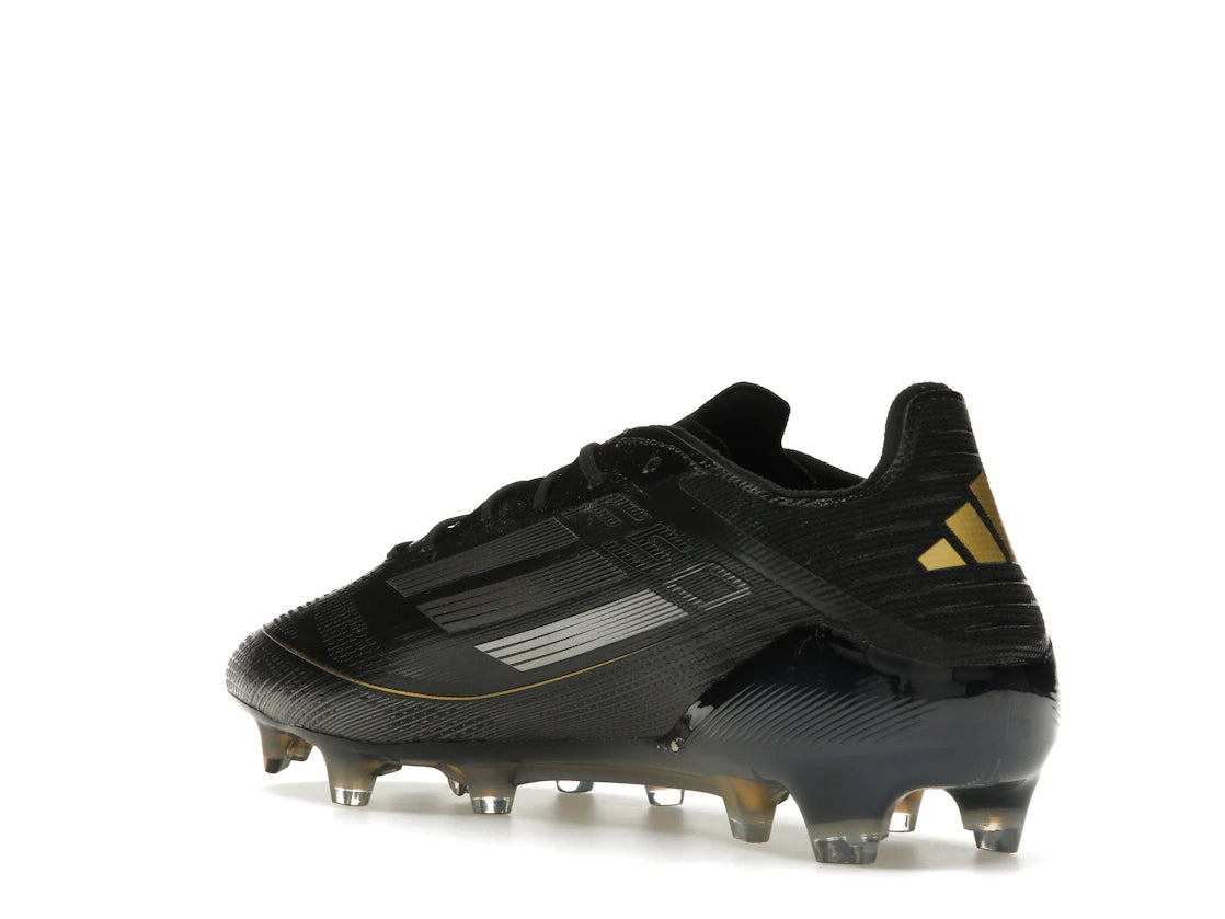 adidas F50 Elite FG Core Black Iron Metallic Gold Metallic - vue secondaire B