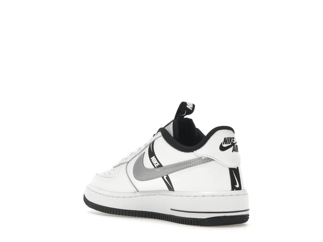 Nike Air Force 1 Low LV8 KSA White Reflect Silver (GS) - vue secondaire B