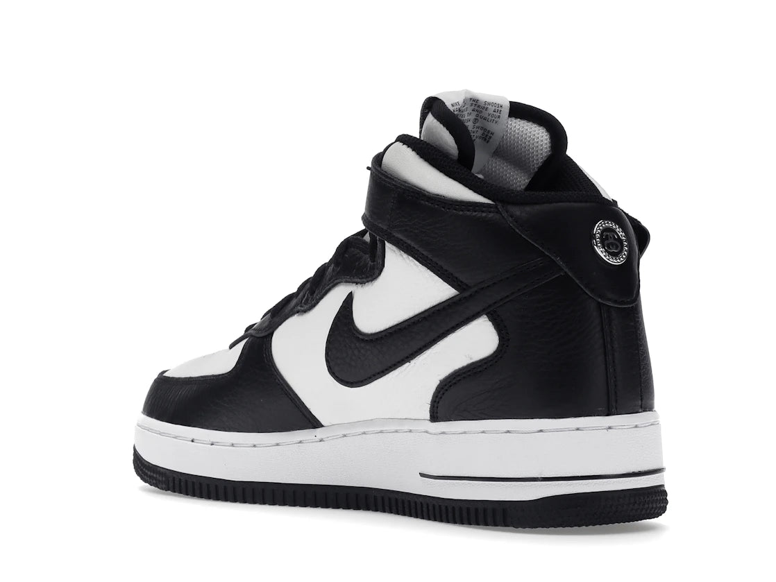 Nike Air Force 1 Mid Stussy Light Bone Black (TD) - vue secondaire B