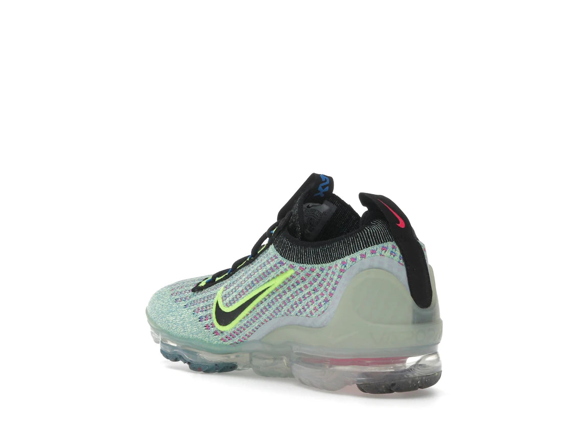 Nike Air VaporMax 2021 FK Volt Photo Blue (GS) - vue secondaire B