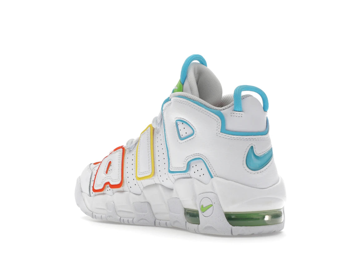 Nike Air More Uptempo White Multi-Color (GS) - vue secondaire B