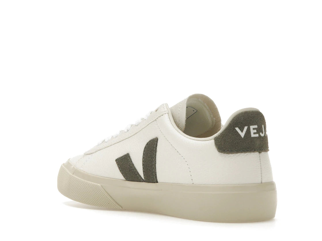 Veja Campo Low Chromefree Leather White Kaki - vue secondaire B