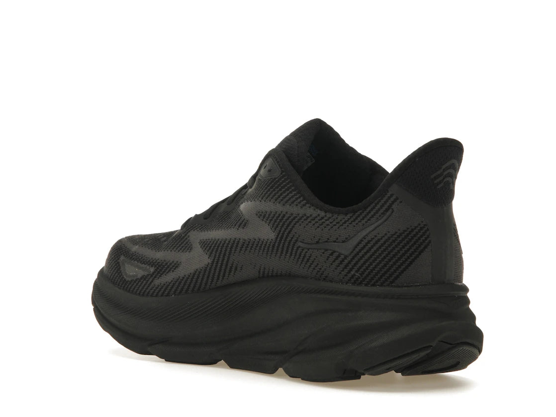 Hoka One One Clifton 9 Triple Black - vue secondaire B