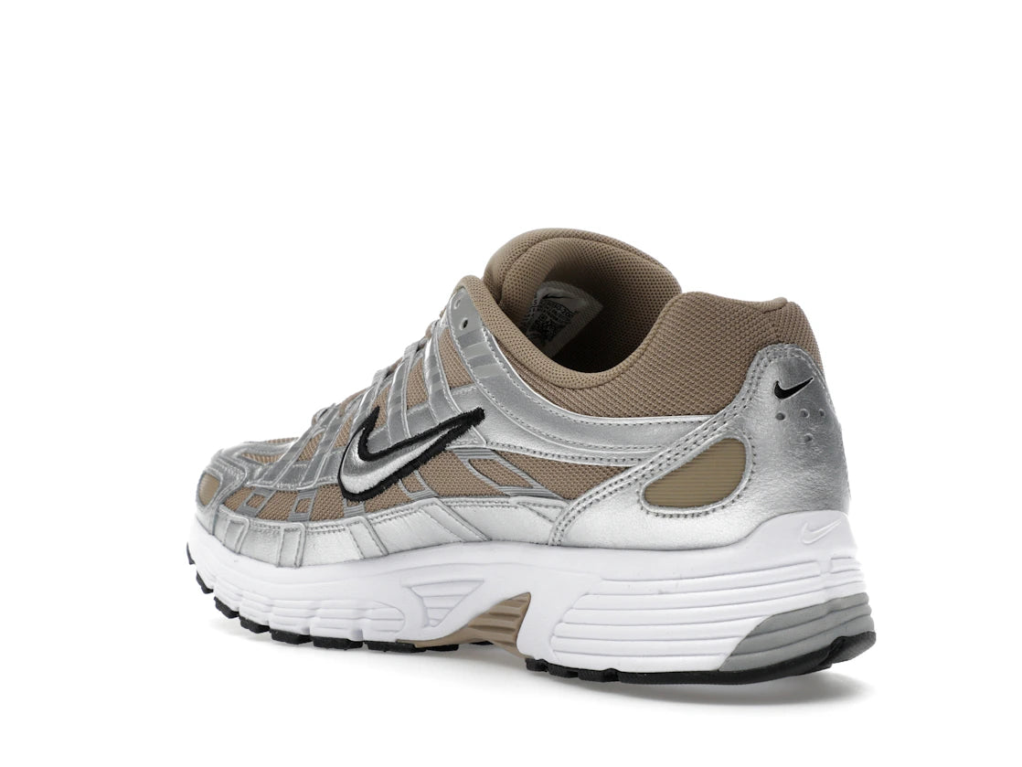 Nike P-6000 Khaki Metallic Silver - vue secondaire B