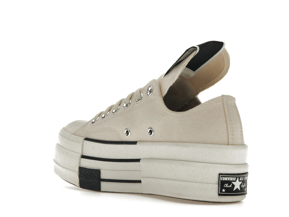 Converse DRKSHDW Chuck Taylor All Star DBL DRKSTAR Ox Rick Owens DRKSTAR Natural Ivory - vue secondaire B