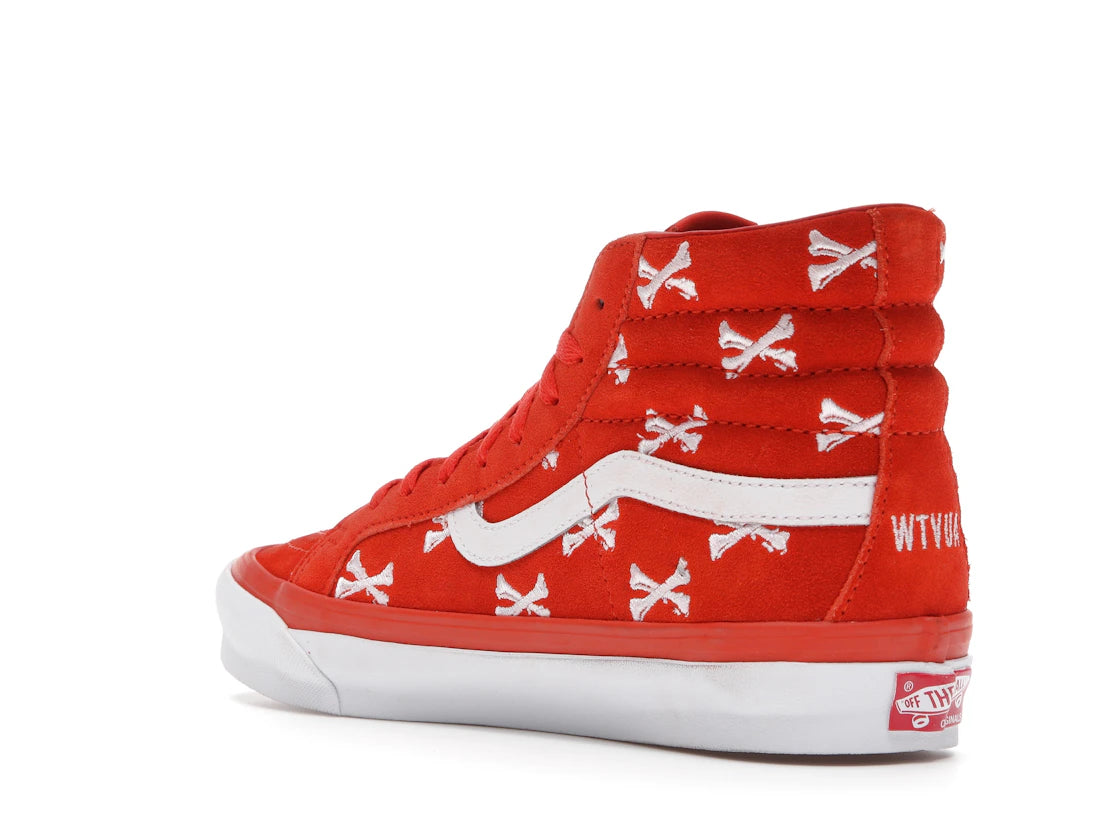 Vans Sk8-Hi WTAPS Bones Orange - vue secondaire B