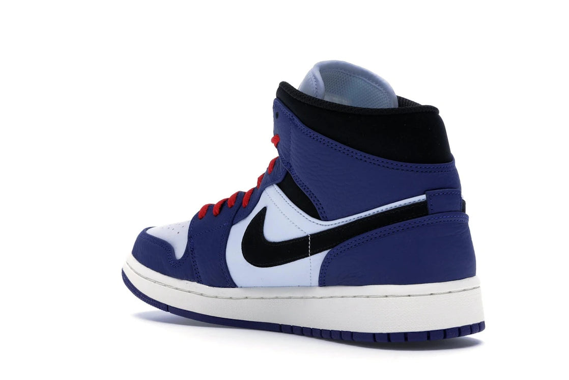 Jordan 1 Mid Deep Royal Blue Black - vue secondaire B