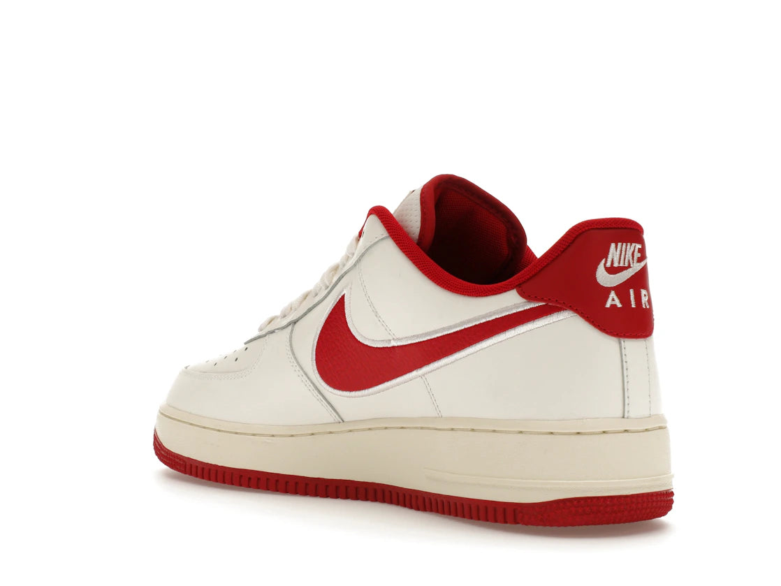 Nike Air Force 1 Low '07 Sail Gym Red - vue secondaire B