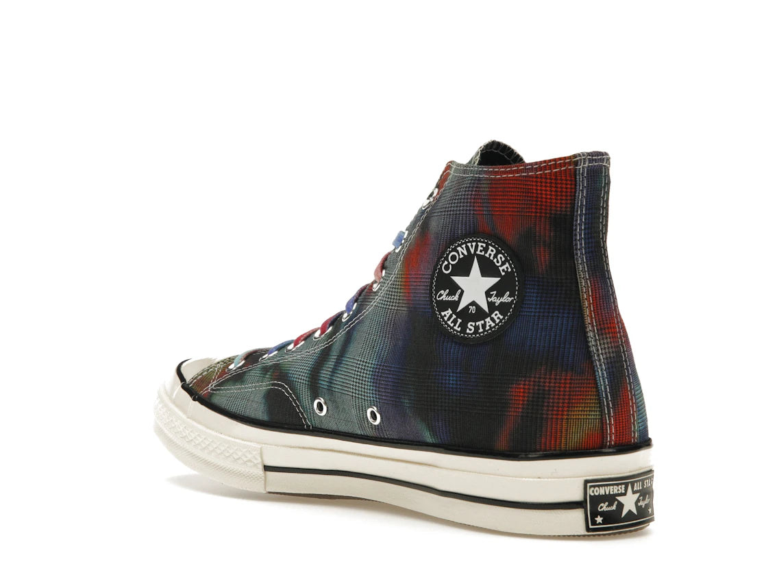 Converse Chuck Taylor All Star 70 Hi Tie Dye Plaid - vue secondaire B