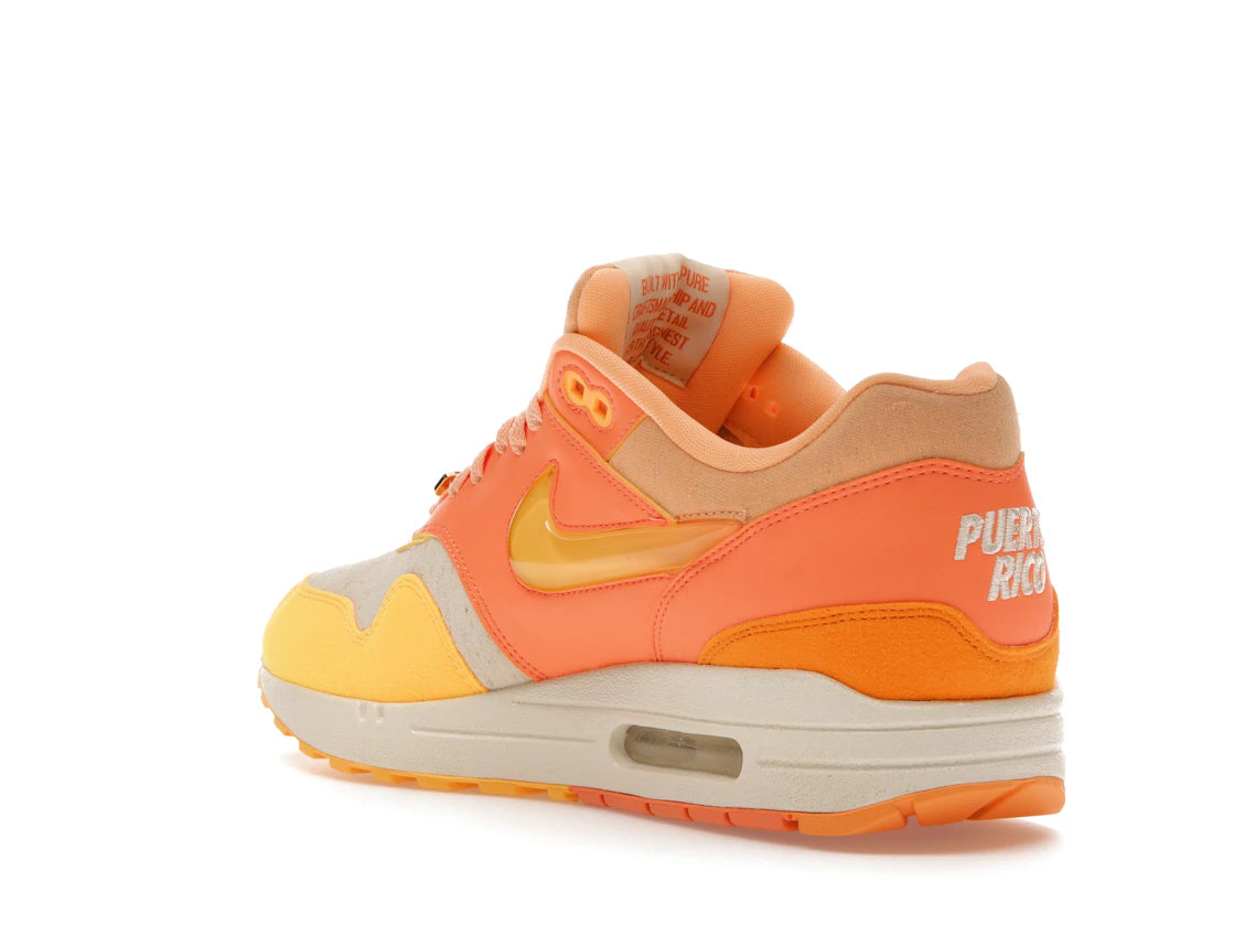 Nike Air Max 1 Puerto Rico Orange Frost - vue secondaire B