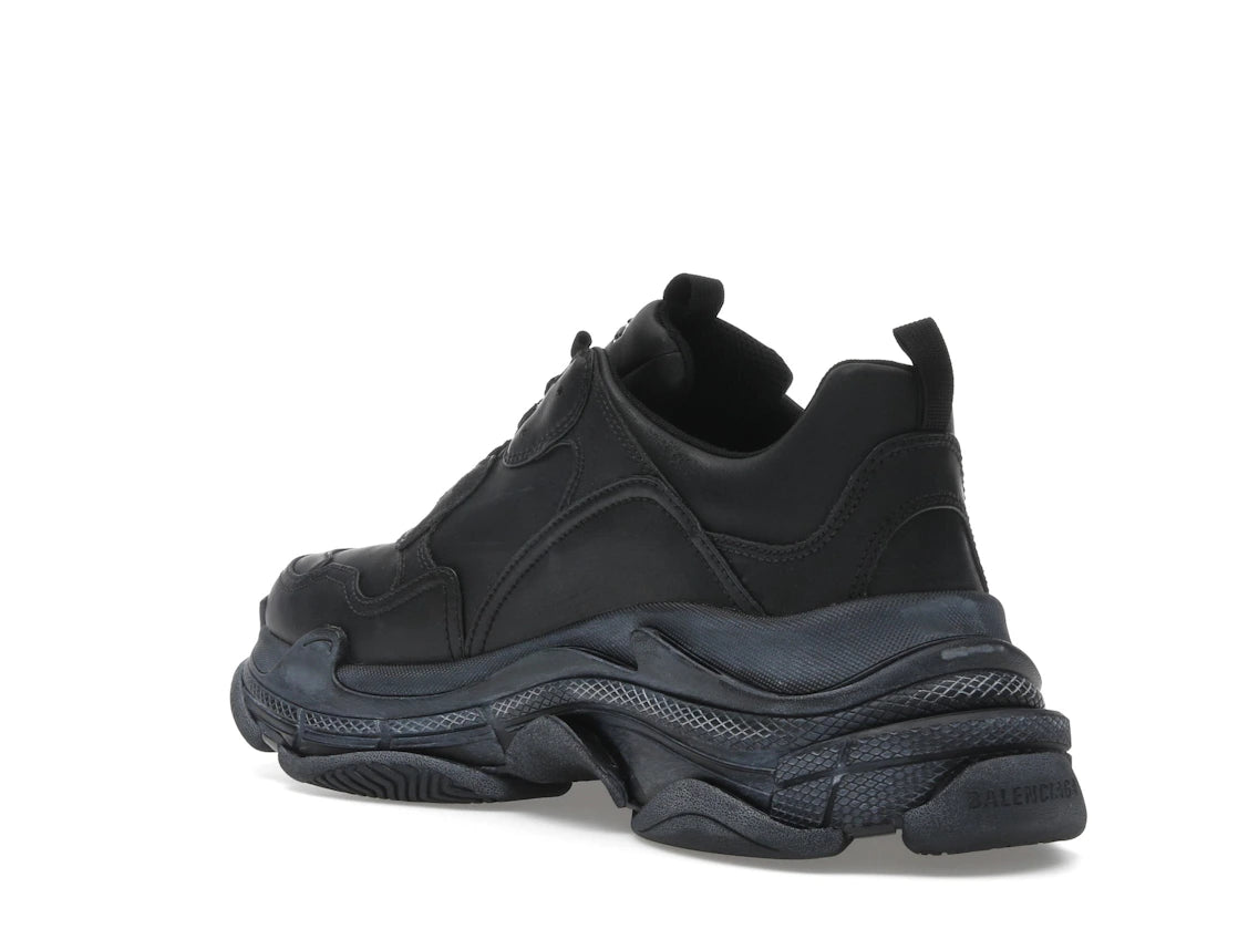 Balenciaga Triple S Black White Graffiti - vue secondaire B