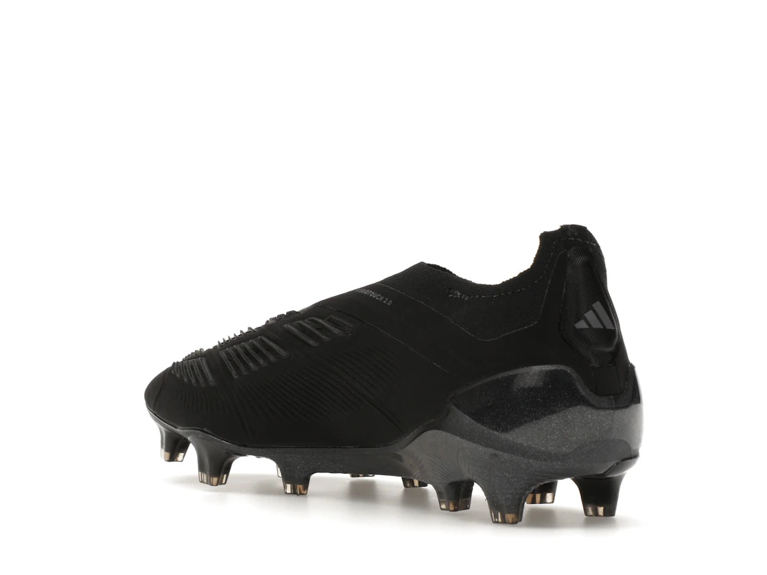 adidas Predator 24 Elite Laceless FG Core Black Carbon - vue secondaire B