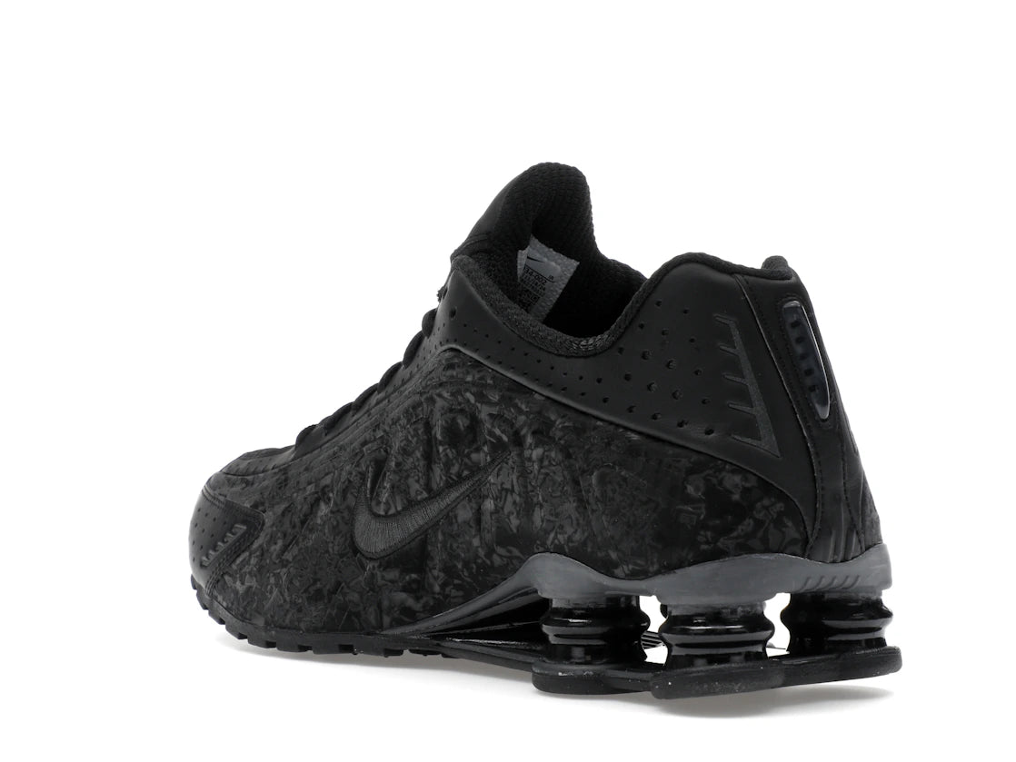 Nike Shox R4 Schwarz mit Blumenmuster (Damen) - vue secondaire B