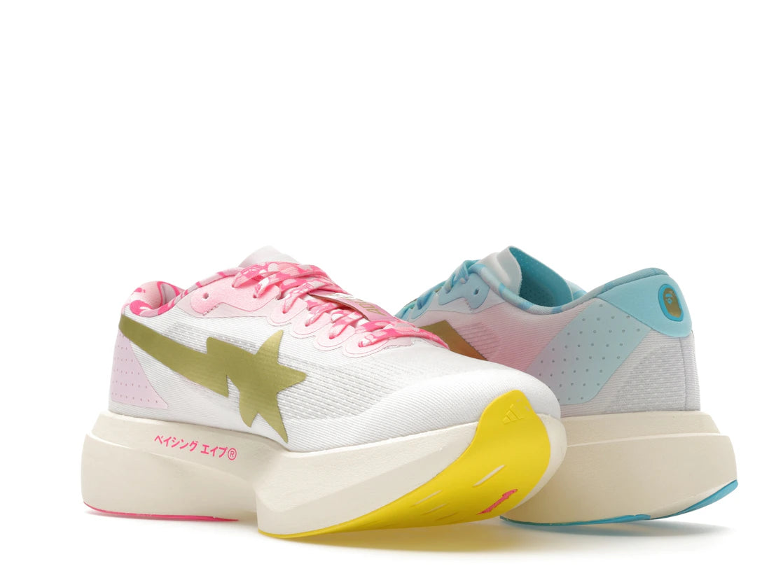 adidas Adizero Evo SL Bape Blue Pink Gold - vue secondaire B