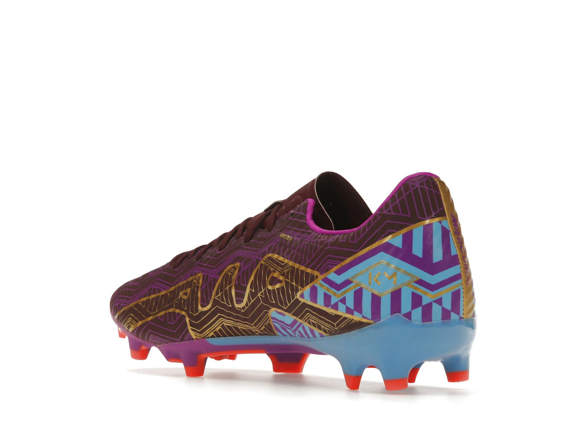 Nike Zoom Mercurial Vapor 15 Academy KM MG Kylian Mbappe Dark Beetroot - vue secondaire B