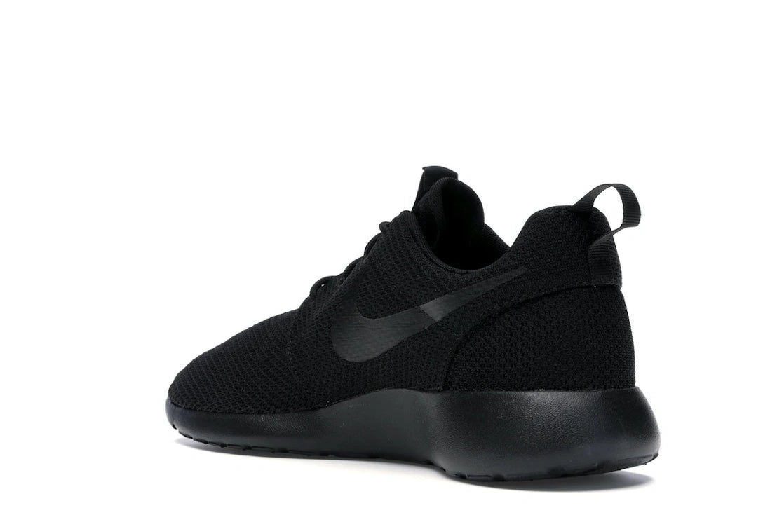 Nike Roshe Run Triple Black - vue secondaire B