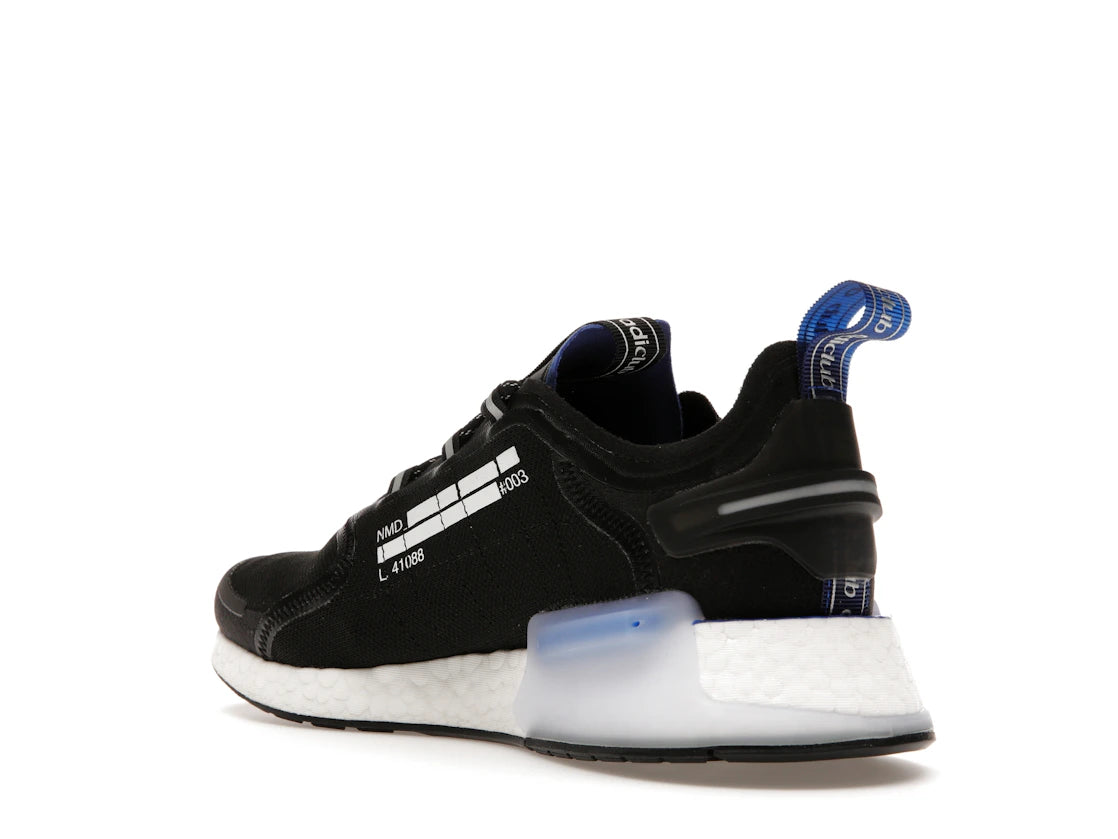 adidas NMD R1 V3 Black White Royal Blue - vue secondaire B