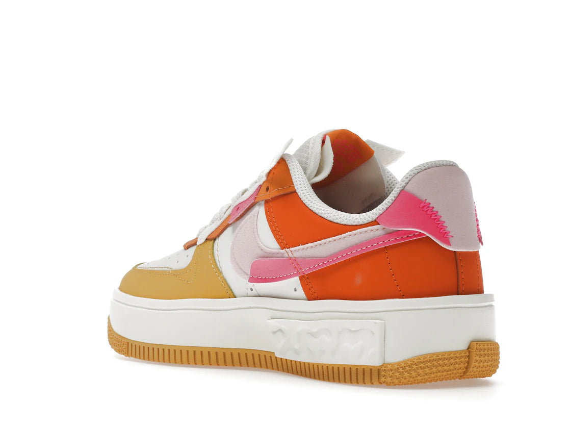 Nike Air Force 1 Fontanka Summit White Yellow Orange (Women's) - vue secondaire B