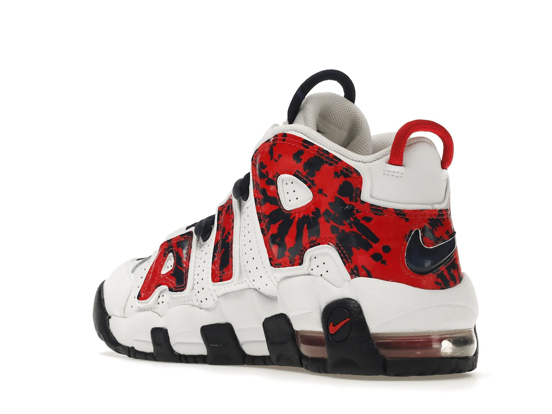 Nike Air More Uptempo White Blue Red Camo (GS) - vue secondaire B
