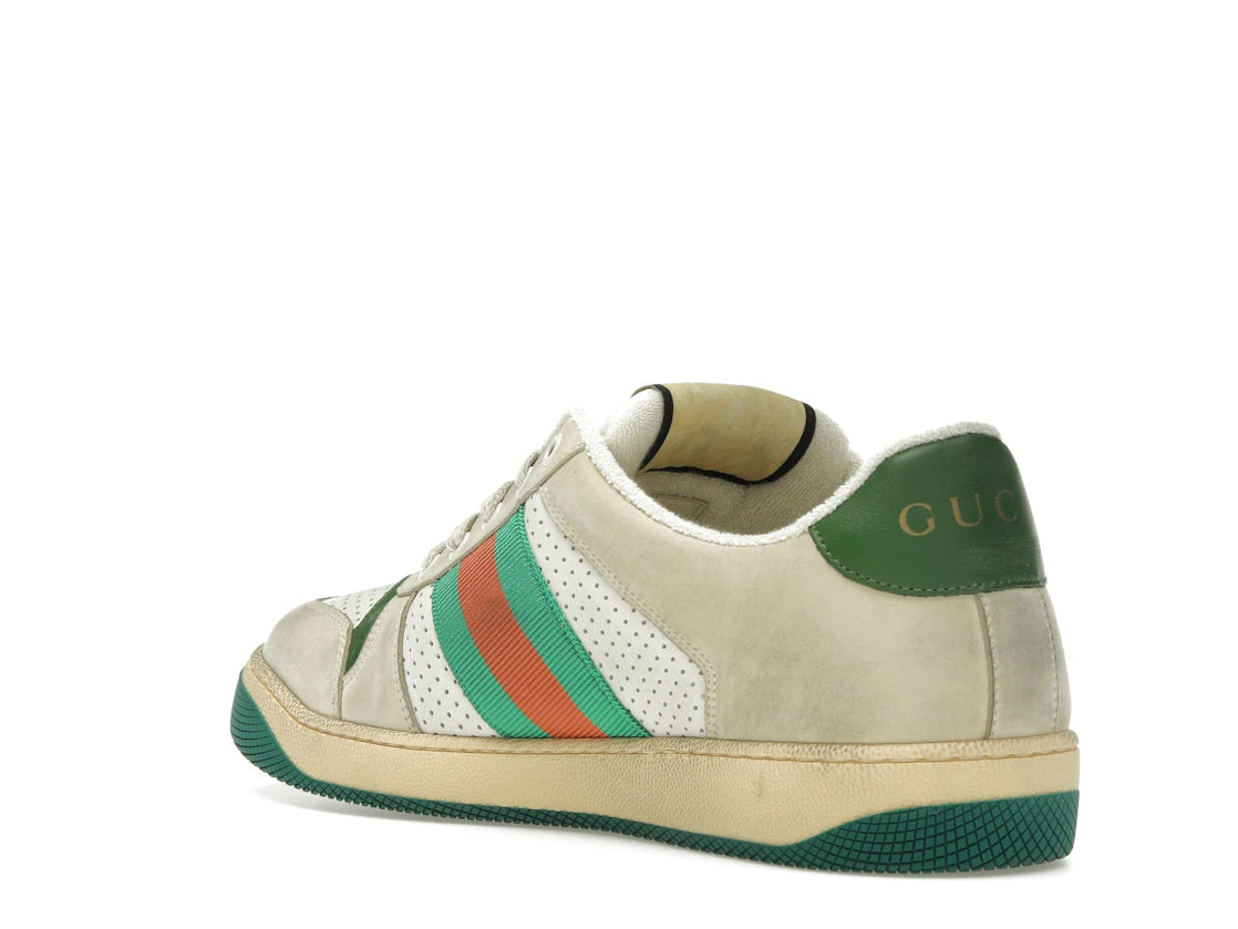 Gucci Screener Distressed Green Orange - vue secondaire B