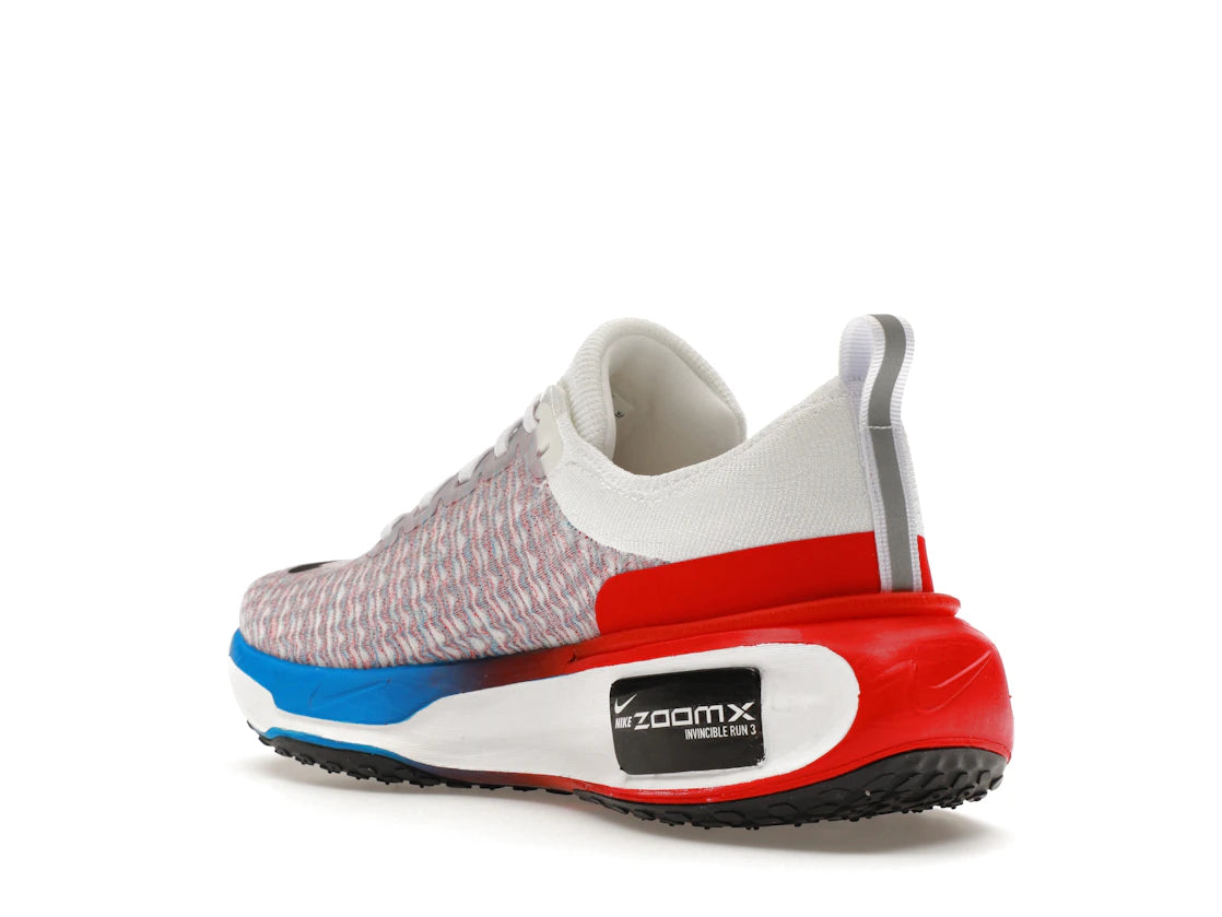 Nike ZoomX Invincible Run 3 White University Red Photo Blue Black - vue secondaire B